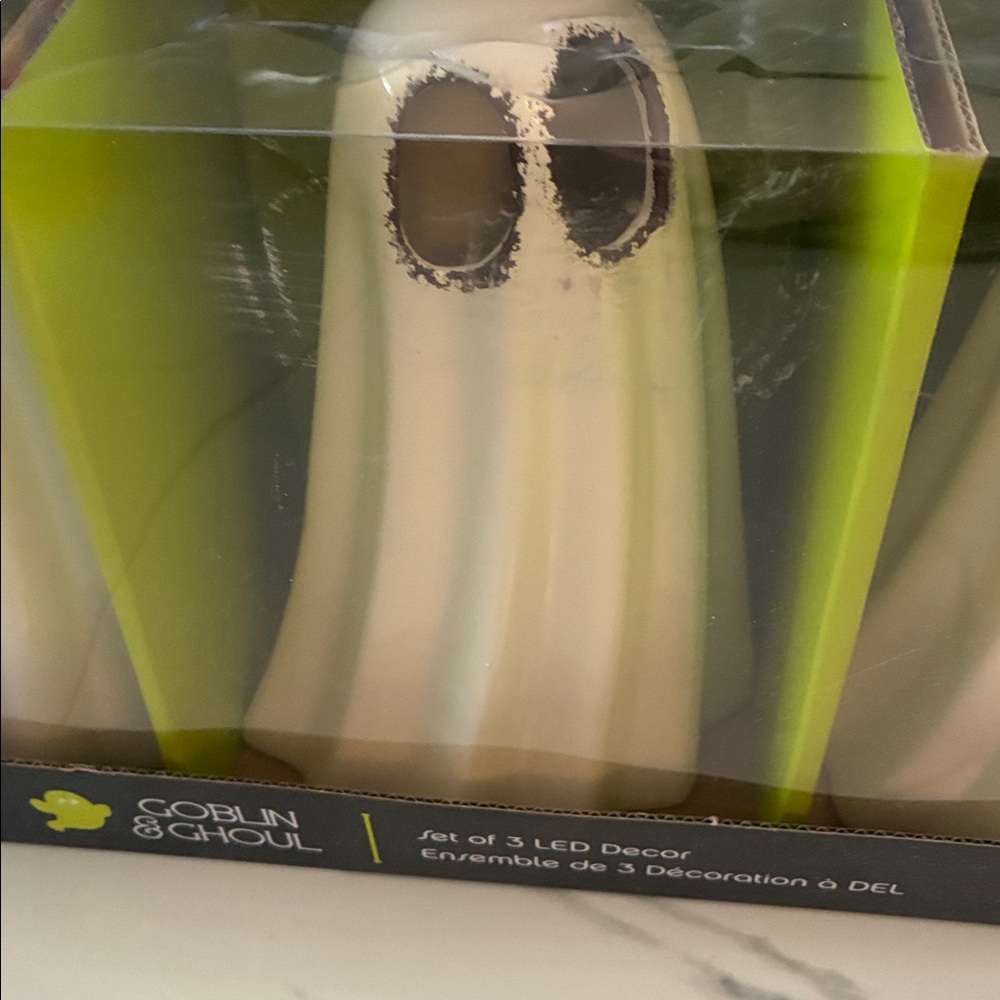 LED Ghost Decor Set - White - Picture 2 of 4